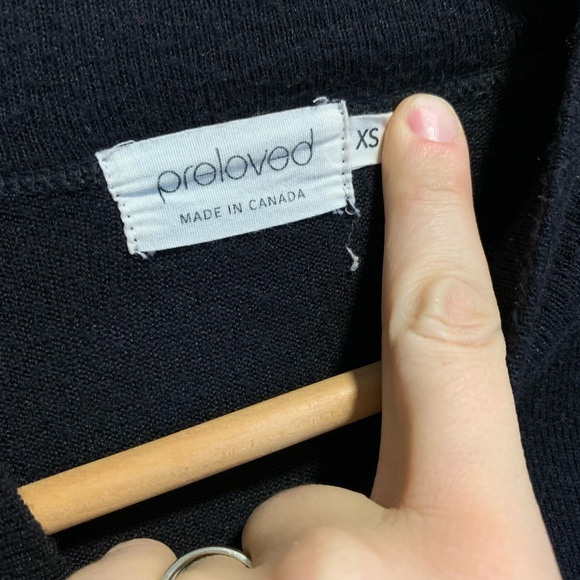 preloved black sweater - Picture 4 of 4